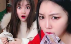 小姐姐用鼻子喝牛奶,小姐姐的另类饮品体验